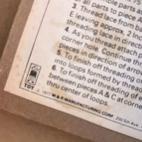 Vintage 1977 Jr. Suede Vinyl Suede Crafts Set - Picture 2 of 4